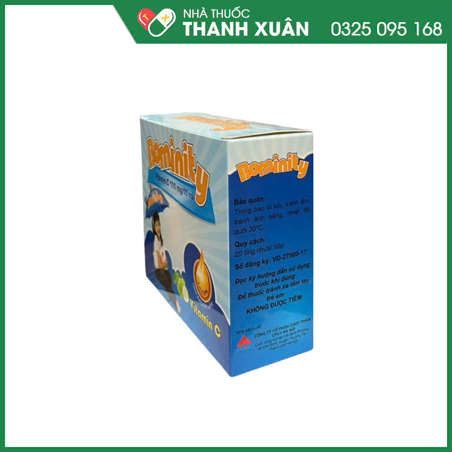 Bominity thuốc dự phòng và điều trị và bệnh do thiếu vitamin C